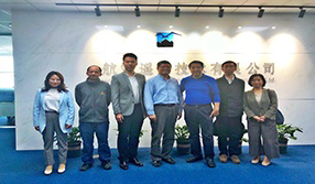 南京師范大學(xué)閭國年教授，親臨飛燕航空遙感進(jìn)行技術(shù)交流